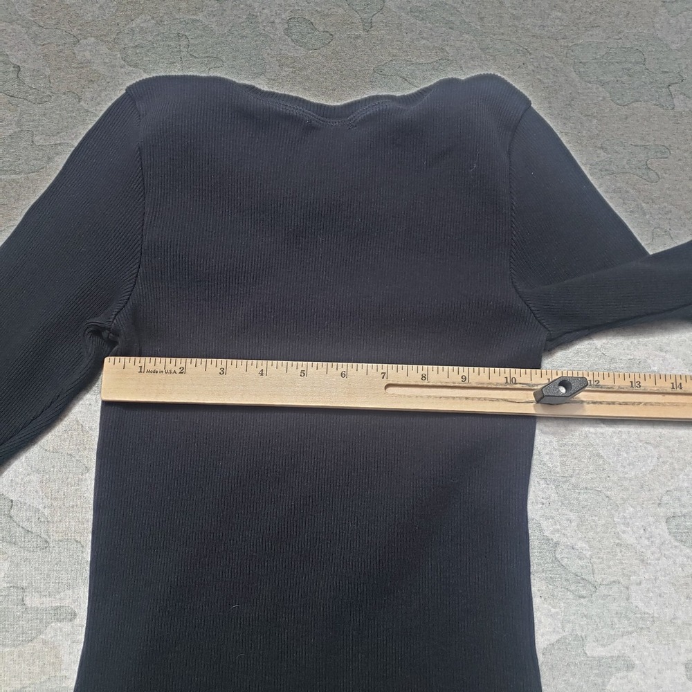 Sundance Top Womens XS Black Pullover Half Sleeve - Picture 7 of 9